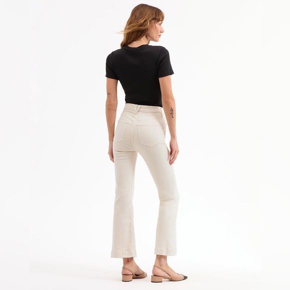 Veronica Beard Carson High-Rise Ankle Flare Jeans Size 31 - Picture 3 of 12